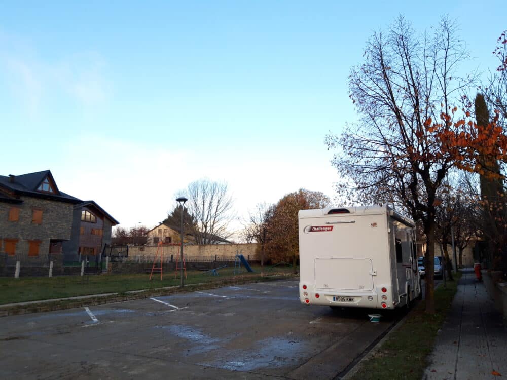 Estacionamiento para visitar Puigcerdà