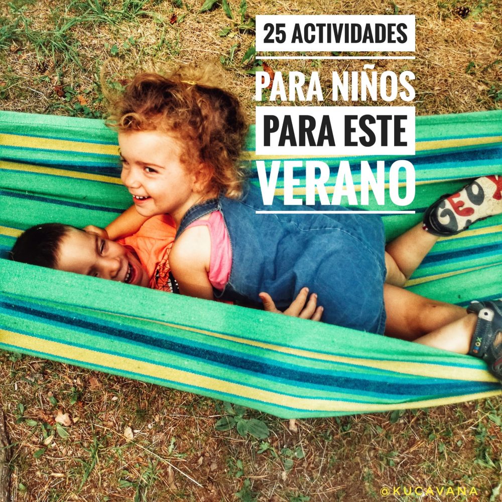 actividades para niños de verano