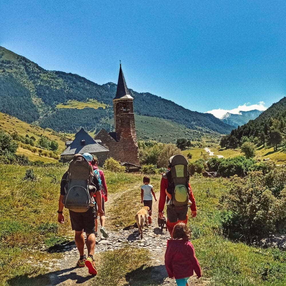 Vall d'Aran with children