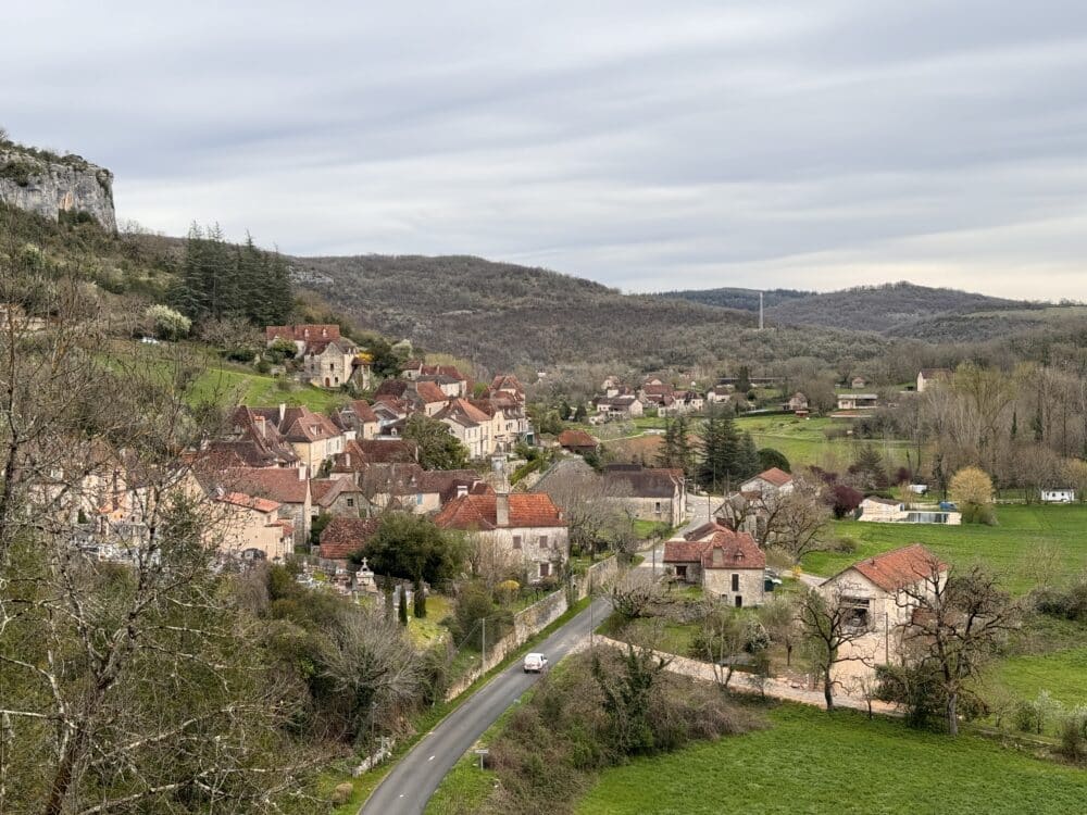 Valle de Célé en el Lot Francia