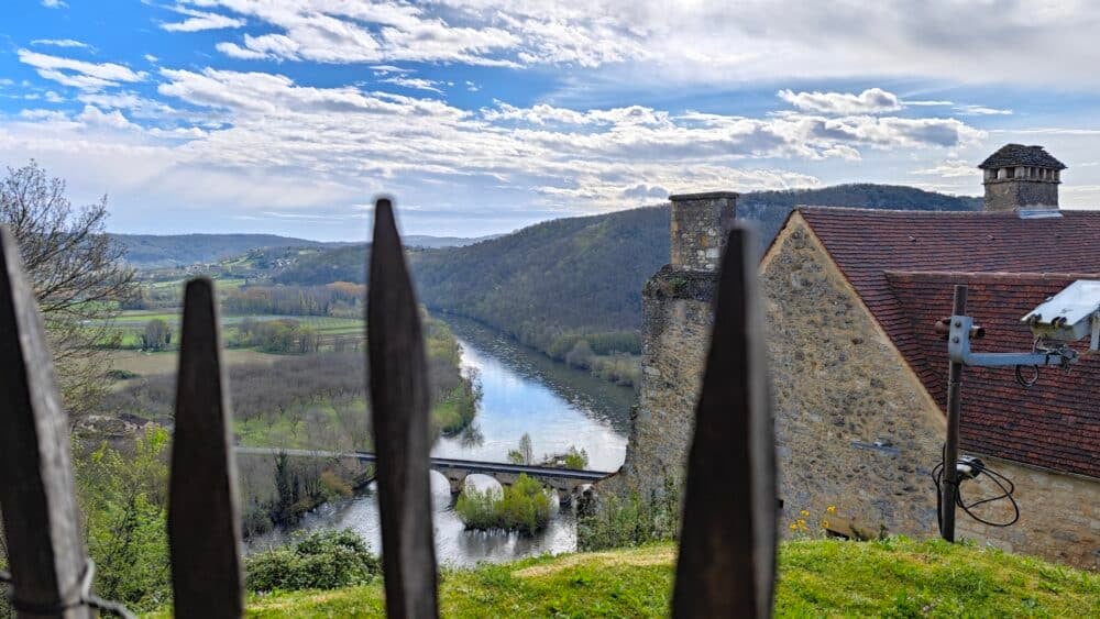 Valle del río Dodoña, vistas desde el Castillo de Castelnaud