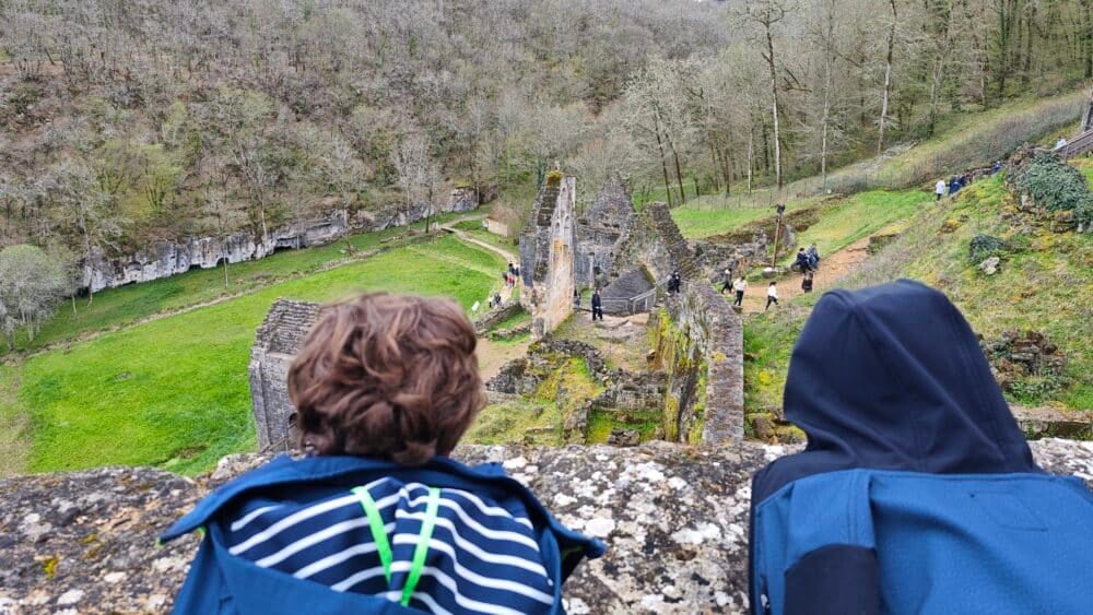 En el Castillo de Commarque, en el Valle de Vézère, Dordoña Perigord Negro que ver imprescindible