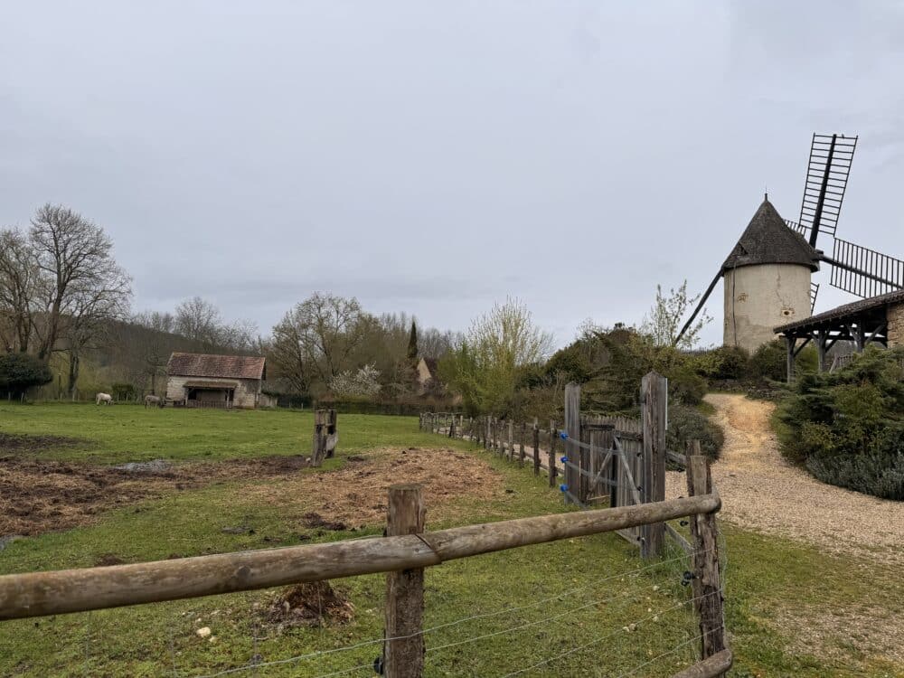 Parque Bournat de 1900 de Le Bugue, en el Valle de Vézère, Dordoña Perigord Negro