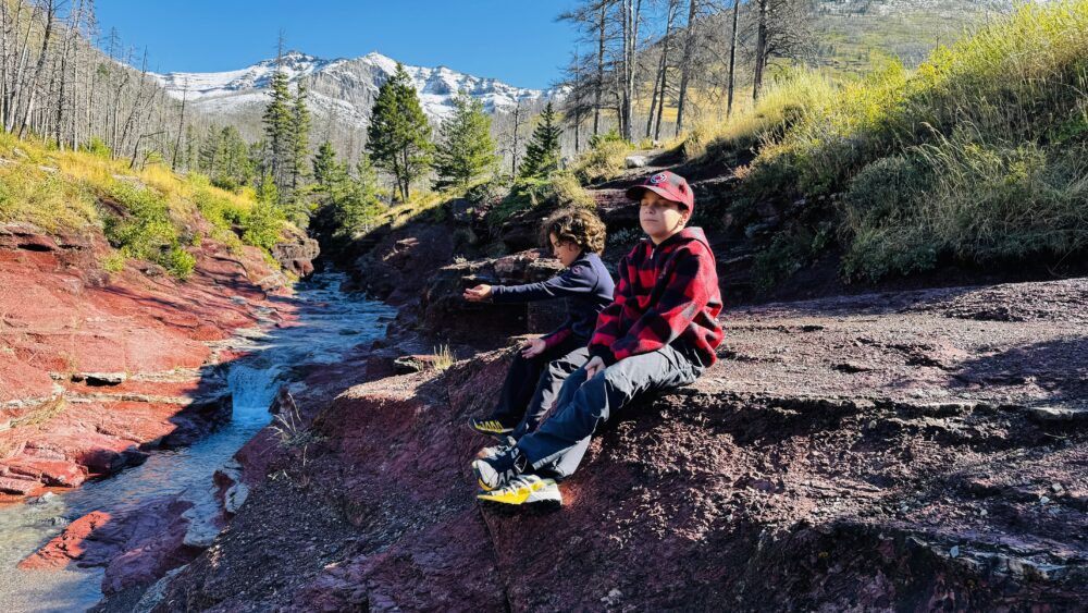 En el Red Rock Canyon, en Waterton Lakes National Park, Canadá