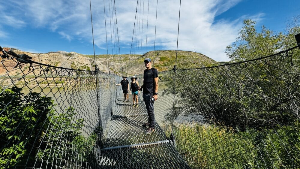 Puente colgante de Drumheller