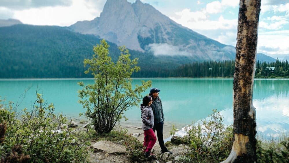 En el Emerald Lake del Yoho National Park, uno de los lagos que más nos han gustado de Canadá