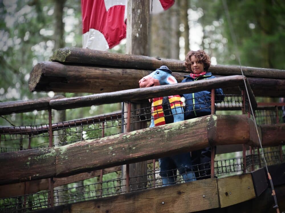 En el Enchanted Forest de Revelstoke, BC, Canadá