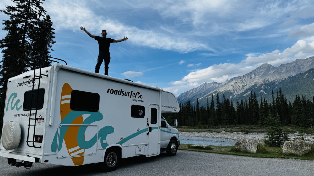 Con nuestra autocaravana de alquiler Kootenay National Park