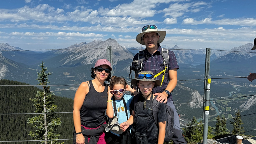 En la cima del Mount Sulphur