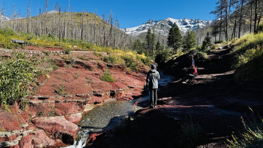 En el Red Rock Canyon de Waterton Lakes National PArk, todo un imprescindible que ver en Waterton Lakes