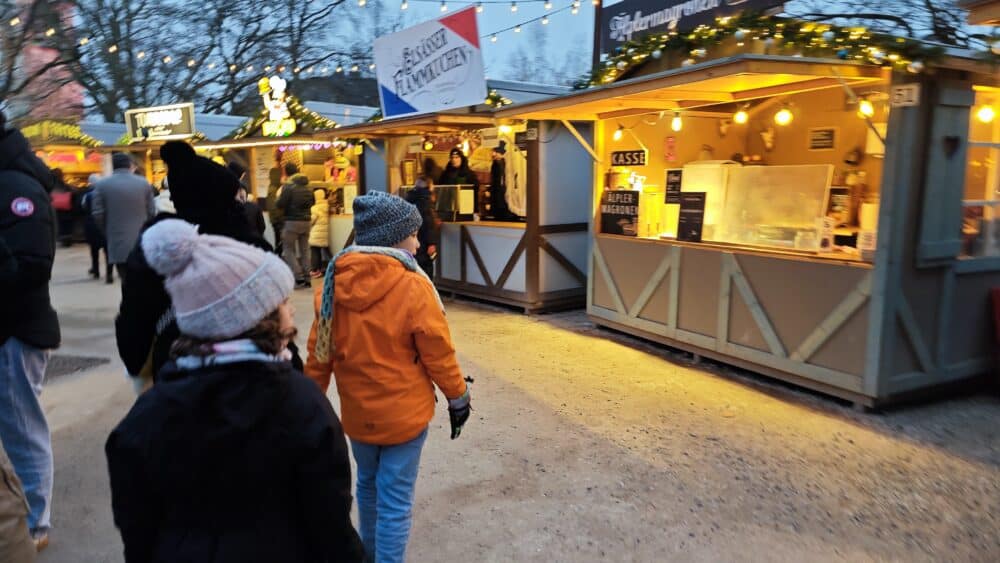 Mercado navideño de Berna en Navidad